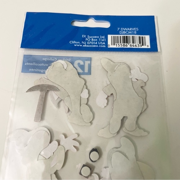 Disney Dwarfs Sticker Set with Colorful Gems - Picture 7 of 16